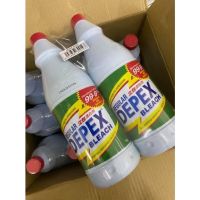 Depex 1000 ml 1ลัง 12ขวด ผลิตภัณฑ์น้ำยาฟอกขาว น้ำยาซักผ้าขาว น้ำยาทำความสะอาด น้ำยาเอนกประสงค์ ขจัดเชื้อรา คราบน้ำมัน ซักผ้าขาวได้ดี