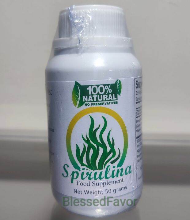 Spirulina Capsule 100Natural 500gX100pcs Lazada PH