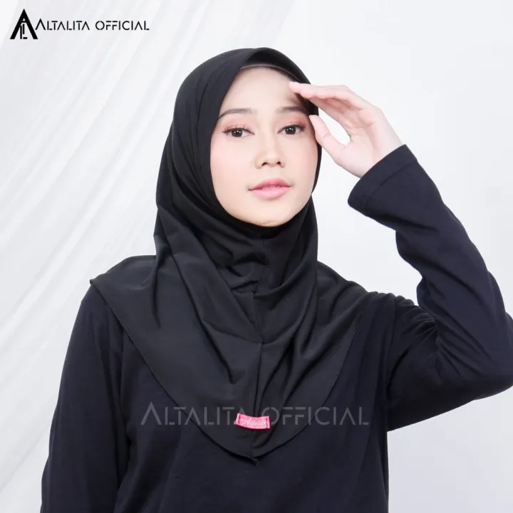 Hijab Bergo Sport Instan Bahan Jersey Premium Terbaru Kerudung Sekolah ...