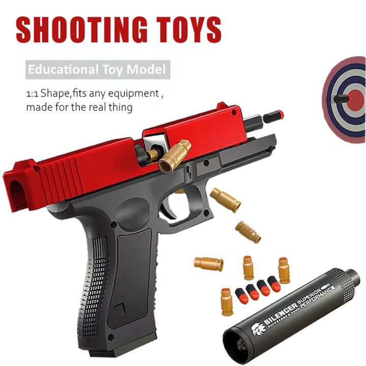 Pellet Guns Glock Toy Gun Toys For Boy Kids Children Soft Bullet Gun