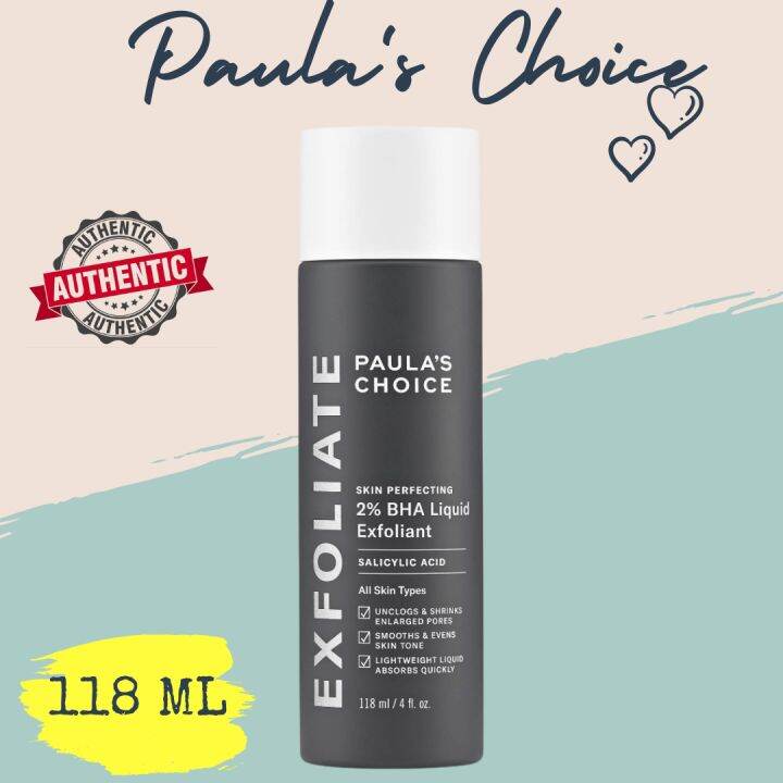 Paulas Choice Skin Perfecting 2% BHA Liquid Salicylic Acid Exfoliant ...