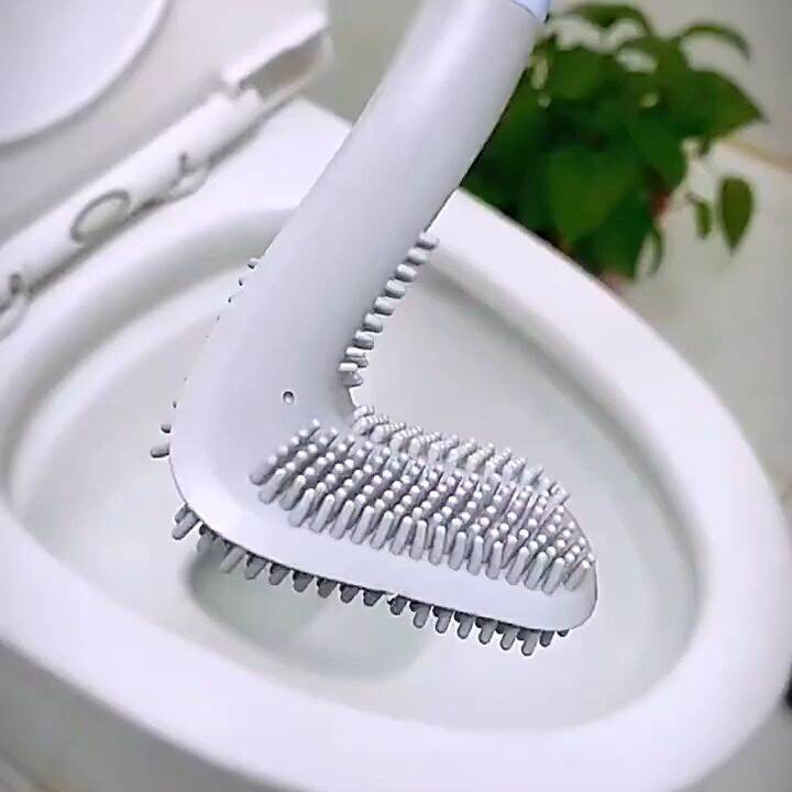 Golf Type Toilet Bowl Brush Compact Toilet Bowl Brush for Small Spaces