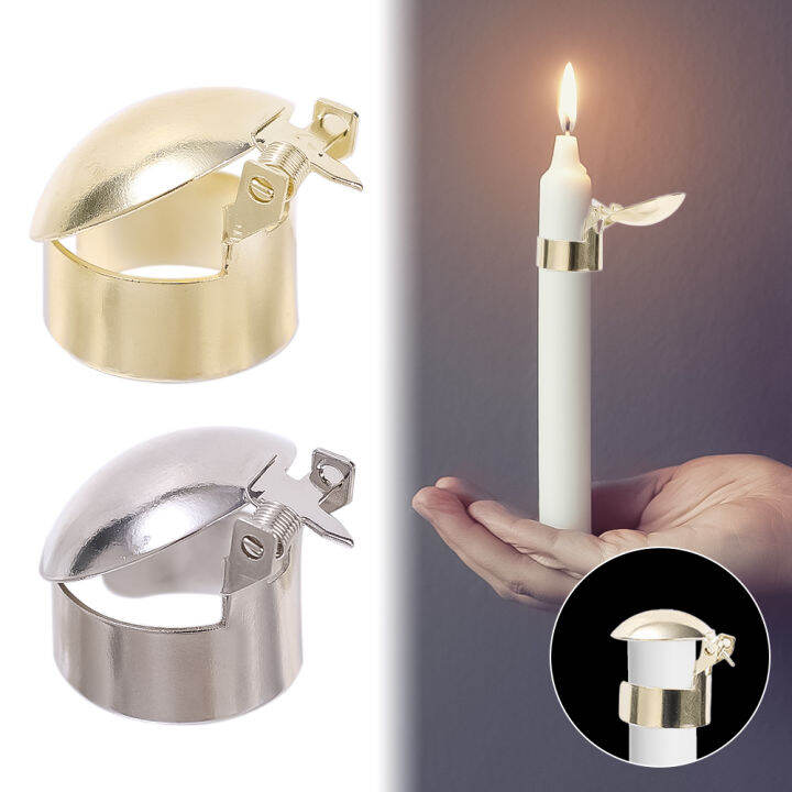 Gold Silver Automatic Candle Snuffer Fire Extinguisher Candle Flame