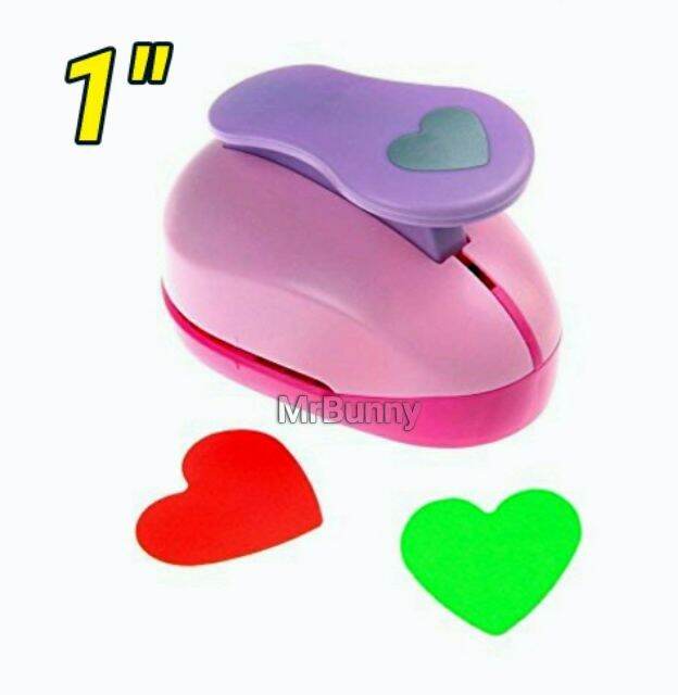 Heart Shaped Paper Hole Puncher 1 Inch Heart Puncher for Scrapbook DIY