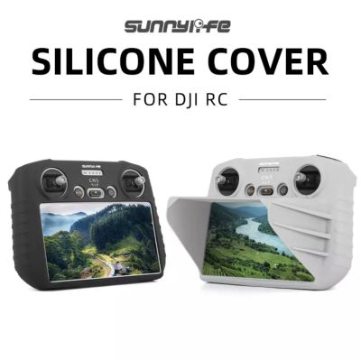 Sunnylife Controller Protective Cover Silicone Case with Sun Hood Sunshade Accessories for Mini 3 Pro DJI RC Remote Control