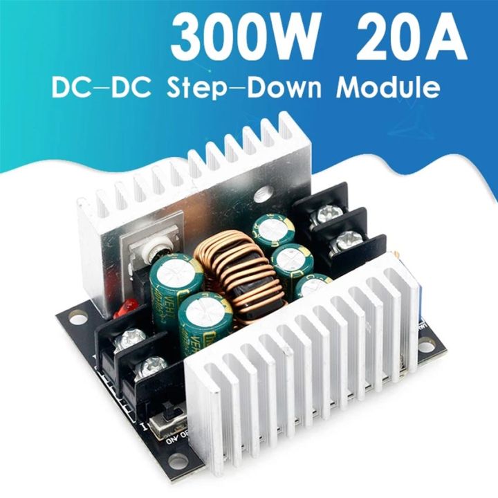 300W 20A DC-DC Adjustable Step Down Buck Converter Module Constant Current  Voltage Regulator Power Supply Transformer LED Driver