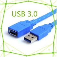 USB 3.0 Male To Female 3.M Extension Data Cable (Blue ) - intl