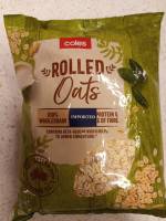 Coles Rolled Oats 900g.โรล โอ๊ต แผ่นข้าวโอ๊ตอบ 900กรัม