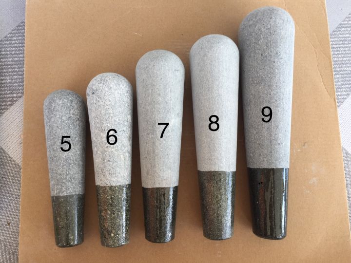 สากหิน-ยาว-5-6-7-8-8-5-9-8-นิ้วใช้กับครกหินขนาด-5-9-นิ้ว