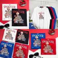 เสื้อยืด Oversize SWAGGER ผ้าCotton100% เสื้อยืดทรงเกาหลี เสื้อยืดมินิมอล