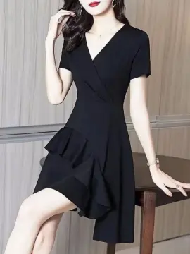 Elegant short shop black dress