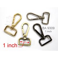 BA 9309 อุปกรณ์ อะไหล่ กระเป๋า จำนวน 2 ชิ้น ตะขอก้ามปู ตะขอคอหมา lobster clasp snap hook 2 pieces มี 4 สีให้เลือก(เงิน ทอง ดำ ทองเหลืองปัด)