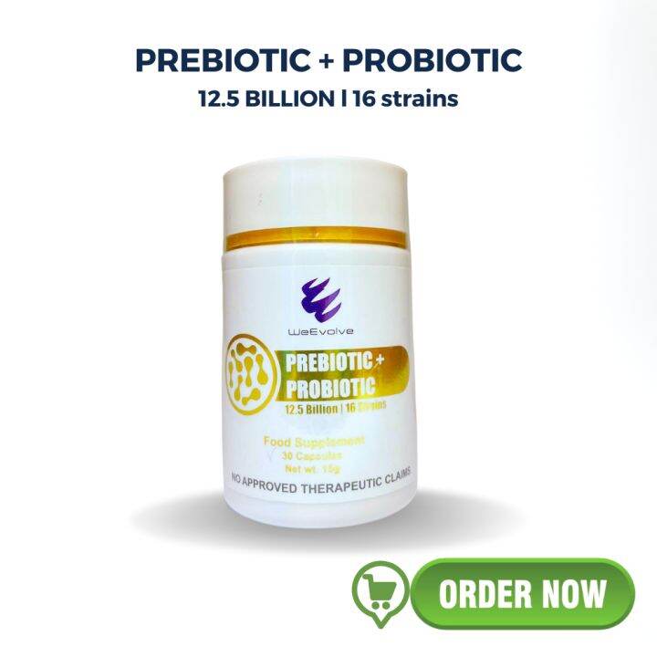 PREBIOTICS + PROBIOTICS Helps with weight loss Aids in digestion Boosts