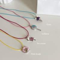 imean.store - Sweet thing necklaces | สร้อยคองานเส้นเชือกห้อยจี้สุดน่ารัก