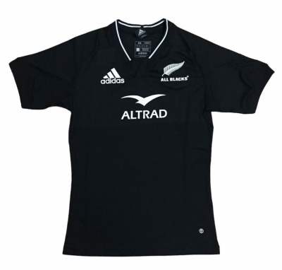 All Blacks Mens Home Rugby Shirt - Short Sleeve Black 2023