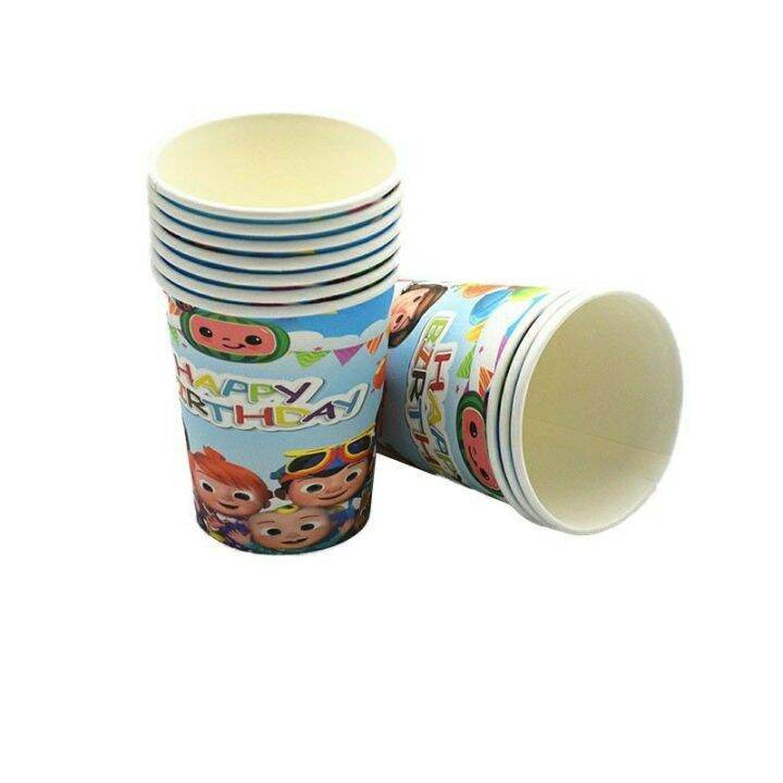 cocomelon paper cup 10pcs/pack | Lazada PH