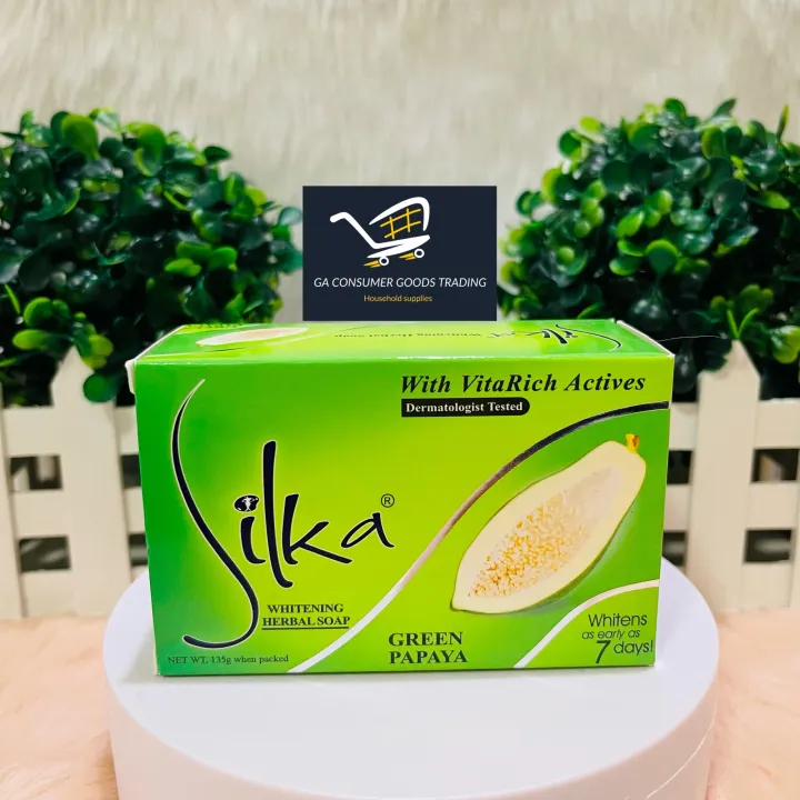 Silka Green Papaya Soap 135g 