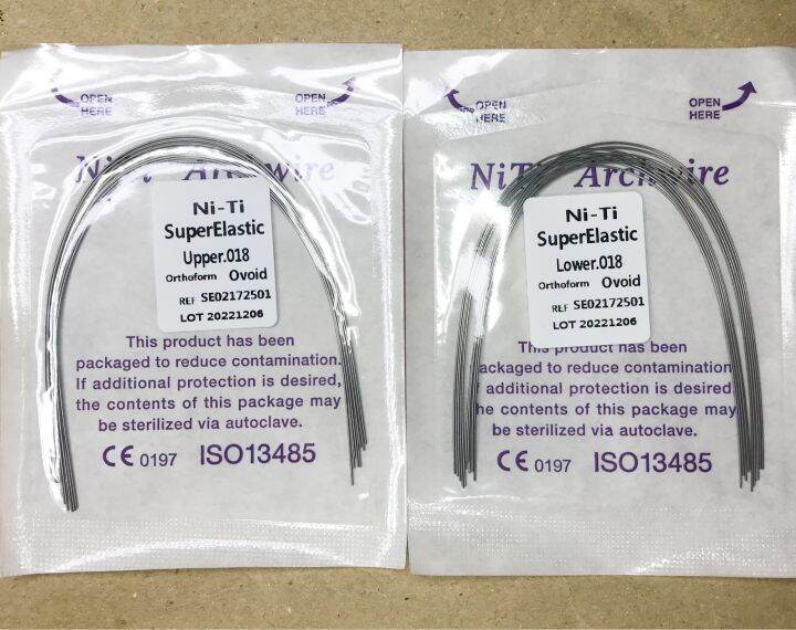 Upper And Lower Size18 Ni-ti Archwire 