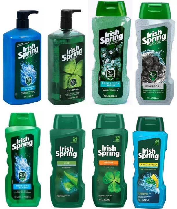 Irish Spring Body Wash in 4 variants 946ml and 532ml Lazada PH