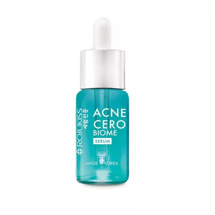 1-ชิ้น-7-กรัม-rojukiss-acne-cero-biome-serumโรจูคิส-แอคเน่-เซโร่-ไบโอม-เซรั่ม-เซรั่มบำรุงผิวหน้าสำหรับผู้มีปัญหาสิว-ผิวมันแก้ปัญหาสิวซ้ำซาก