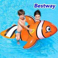 bestway แพยางเป่าลม แพการ์ตูน แพปลานีโม่ ขนาด 197*94cm. /62*37 inch. สีสันสดใส