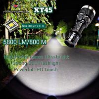 Amutorch XT45 Luminus SBT-90 GEN 2 LED 5800Lm 800M High Performance Ultra-bright Strong LED Flashlight 21700 Battery Powerful EDC Torch Lamp