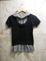Pretty​Girl​ เสื้อไหมพรม​ คอเชิ้ต​ ส่งต่อ