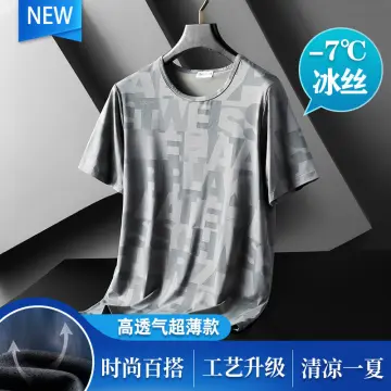 Fashion Style Short-sleeve Male Top Clothes Men's T-shirt Quality  Mercerized Cotton V-shaped Pattern Rhinestone 2023 New Street