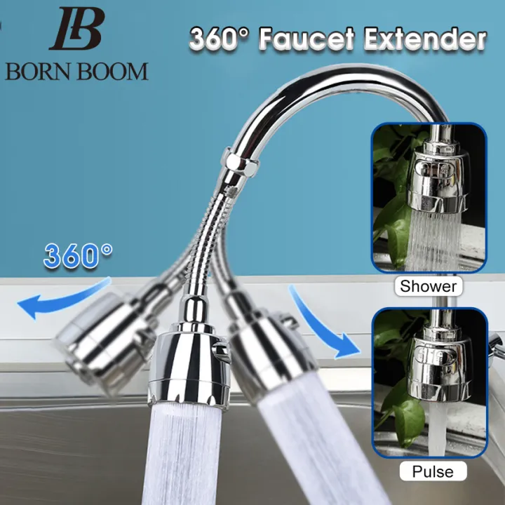 MicroBang Faucet 360 ° Faucet Extender Sprayer Aerator Kitchen Sink