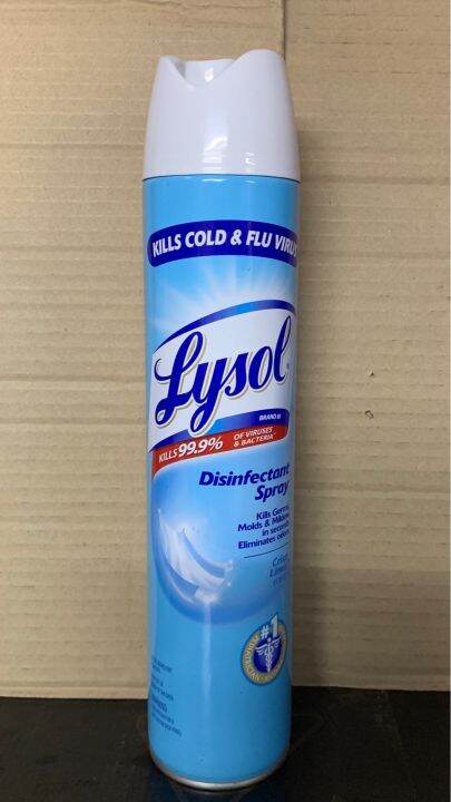 Lysol Disinfectant Spray Crisp Linen 18 Oz 510g Lazada Ph 6368