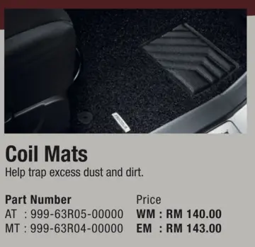 Coil shop mat myvi