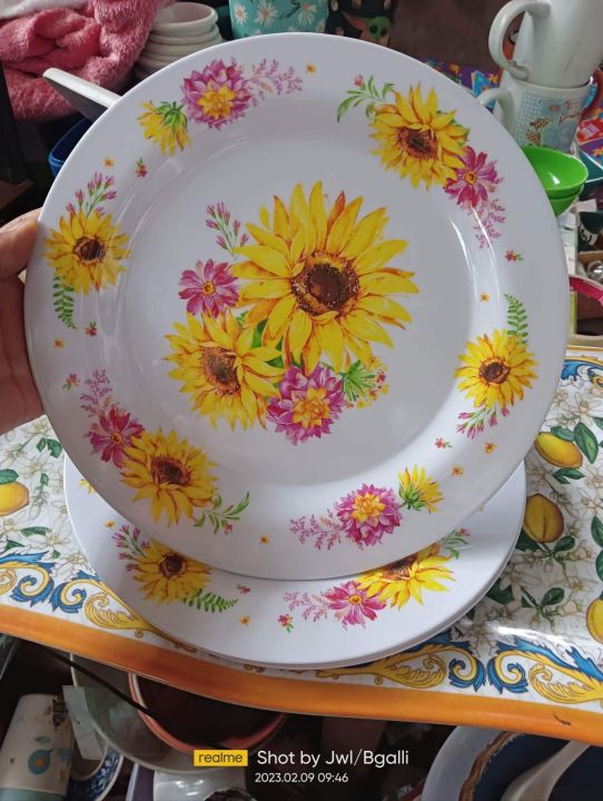 Sunflower Melamine Plates | Lazada PH