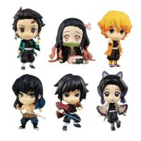 ?พร้อมส่ง ichiban kuji kimetsu no yaiba ของแท้ ครบชุด6ตัว wcf demon slayer ดาบพิฆาตอสูร chibi จิบิ giyuu shinobu กิยู