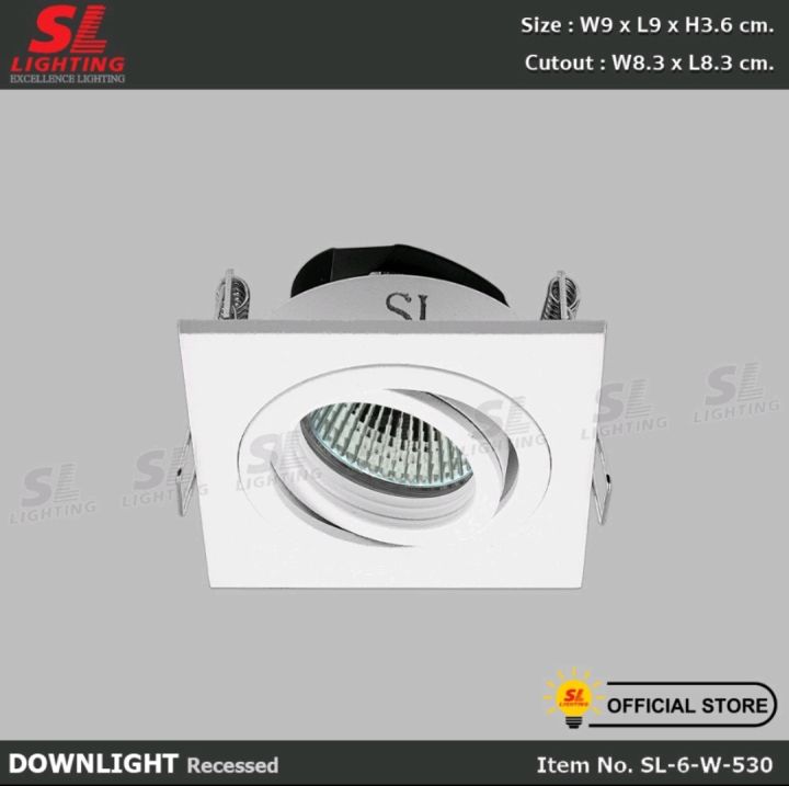 sl-lightingโคมไฟดาวน์ไลท์-แบบฝังฝ้า-สีขาว-ปรับหน้าได้-ขั้ว-g5-3-mr16-รุ่น-sl-6-w-529-sl-6-w-530