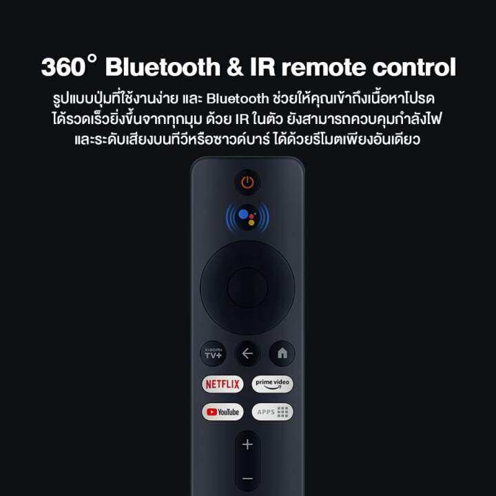 xiaomi-tv-box-s-2nd-gen-4k-ultra-กล่องแอนดรอยด์ทีวี-googletv-dolbyaudio-รองรับ-googleplay-รองรับภาษาไทย-youtube-netflix