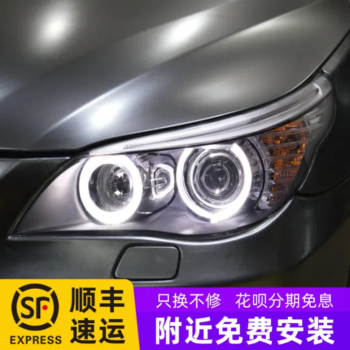 Applicable to 0310 BMW 5 Series E60 Headlight Assembly Led Angel Eye