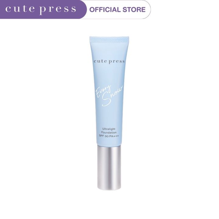 cute-press-ครีมรองพื้น-evory-snow-ultralight-foundation-spf-30-pa