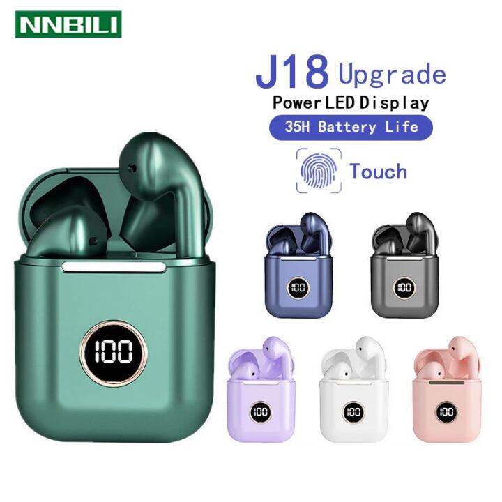 J18 Pro TWS Wireless Headphones Bluetooth Waterproof IPX5 HIFISound