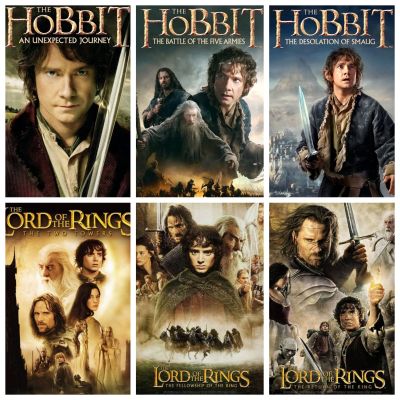 [DVD HD] เดอะลอร์ดออฟเดอะริงส์และเดอะฮอบบิท ครบ 6 ภาค-6 แผ่น The Hobbit and The Lord of The Rings Collection #หนังฝรั่ง (ดูพากย์ไทยได้-ซับไทยได้)