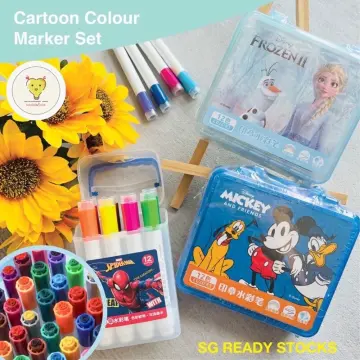 12-36 Colors Cute Stamper Pen Kids Drawing Pens Children Seal