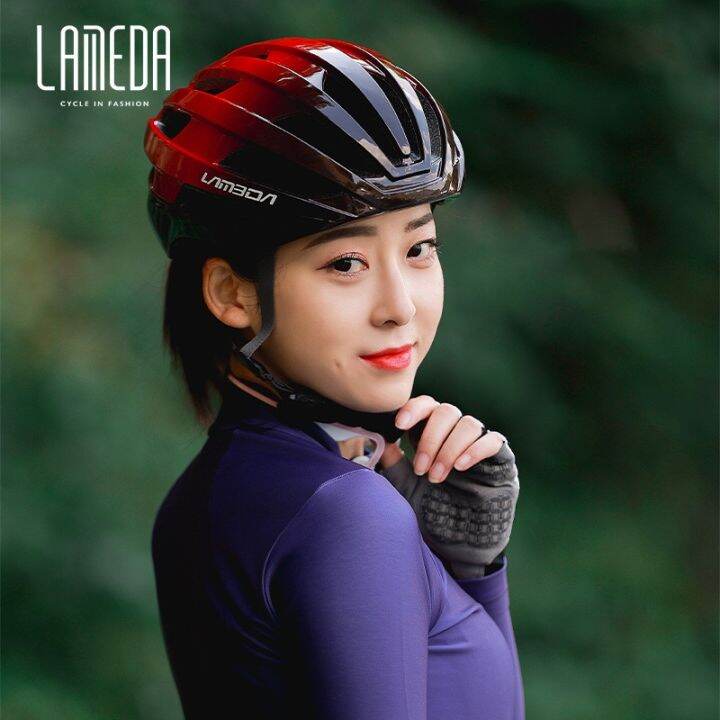 LAMEDA dual mode integrated cycling helmet for men and women s professional road vehicle safety helmet bicycle helmet Lazada