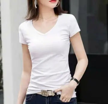 Plain white fitted clearance shirt