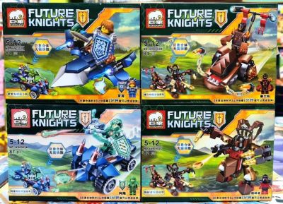 M-Moneytoys ชุดตัวต่อ no 90002 ชุด Nexoknights 4 แบบ lw/j