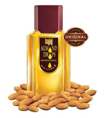 Bajaj Almond Drops Hair Oil 190g.น้ำมันอัลมอนด์ 190 กรัม