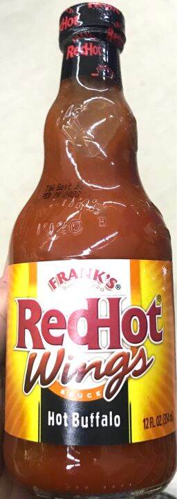 354ml Franks Hot Buffalo Red Hot Wings Sauce Lazada Ph 3388