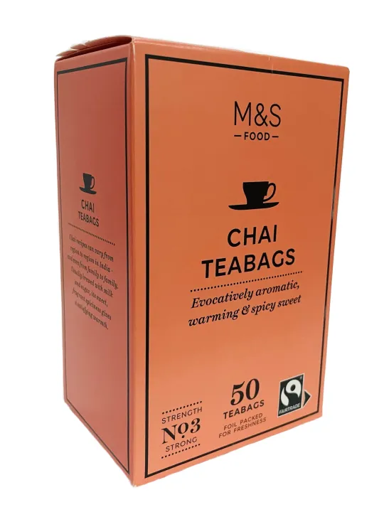 Marks and Spencer Chai 50 Tea bags Lazada PH