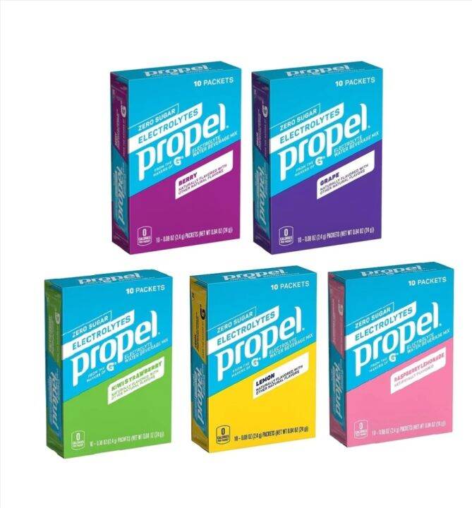 Propel ZERO Sugar - 0.08oz Powder Sticks - Electrolyte Water Beverage ...