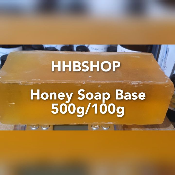 HONEY Glycerine soap base Net :- 500 GM