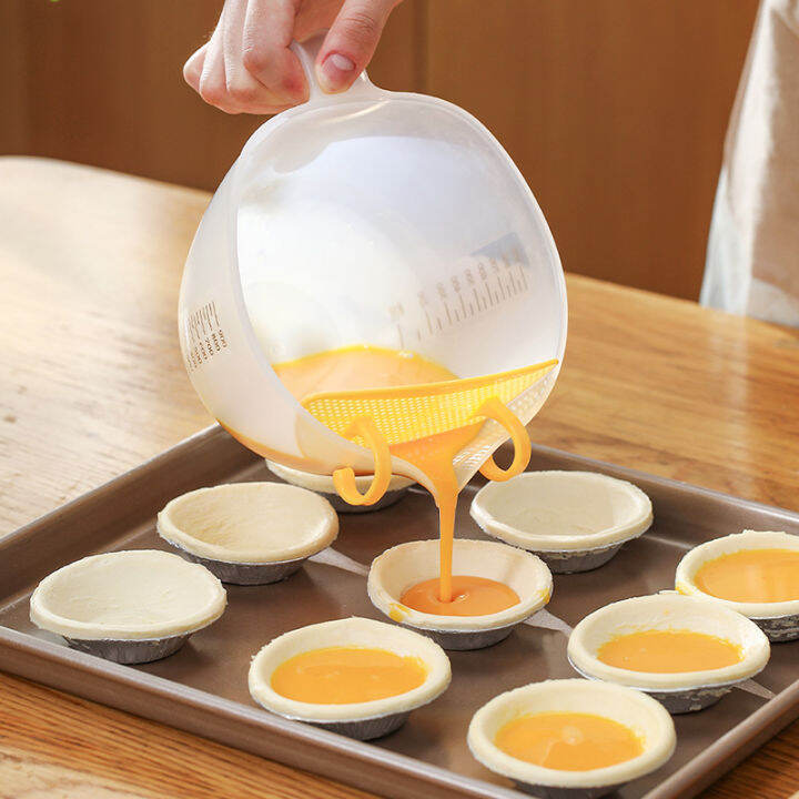 Japanese Fasola Egg Beating Bowl Egg Mixture Tendon Removal Filter