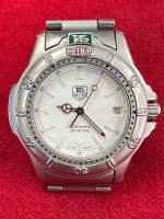 TAG HEUER  Automatic professional  200 m Kingไซร์ ซีรี่ย์ 4000 ตัวเรือนสแตนเลส นาฬิกาผู้ชาย มือสองของแท้